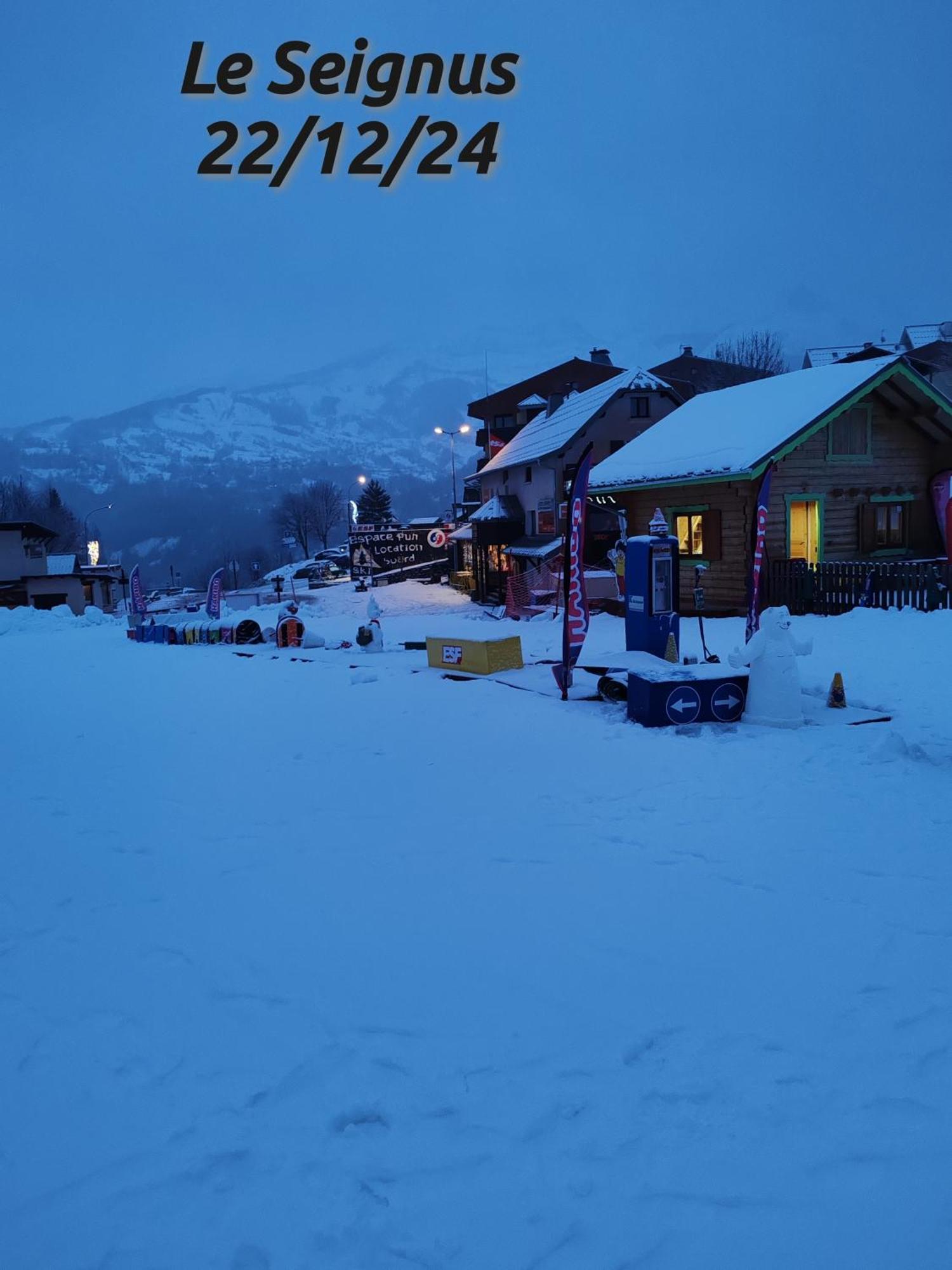 Studio Seignus D Allos Pieds Des Pistes Exterior foto